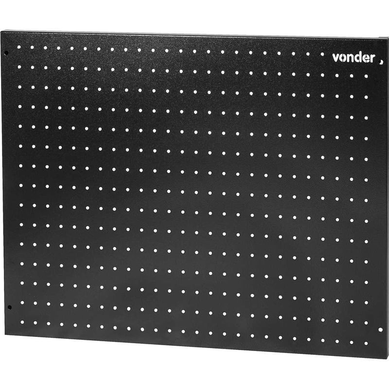 Painel porta-ferramentas metálico, 72,5 cm x 57,5 cm