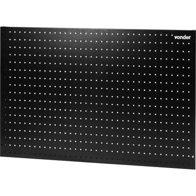 Painel porta-ferramentas metálico, 97 cm x 64 cm