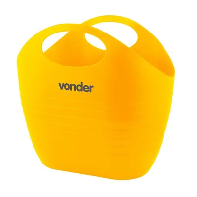Bolsa plástica multiuso, 8,5 litros, amarela