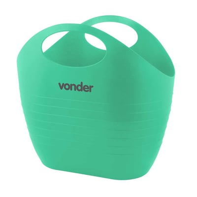 Bolsa plástica multiuso, 20 litros, verde