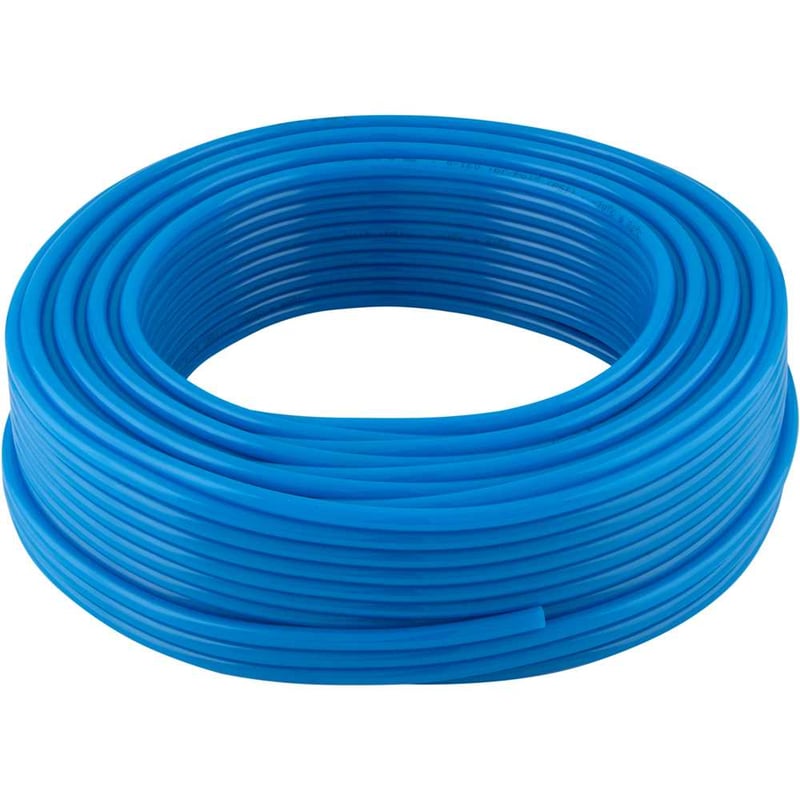 Tubo de poliuretano azul de 6,0 mm diâmetro externo x 1,00 mm parede