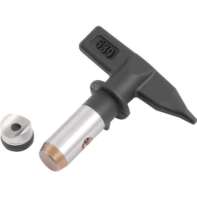 Bico leque 539, abertura de 25 cm a 30 cm, espessura 1,0 mm, para máquina Airless