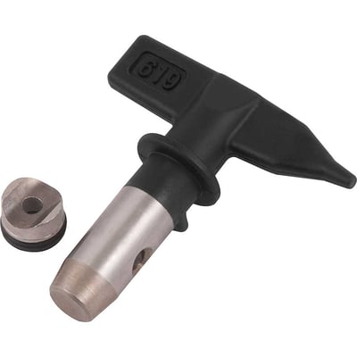 Bico leque 619, abertura de 30 cm a 35 cm, espessura 0,48 mm, para máquina Airless