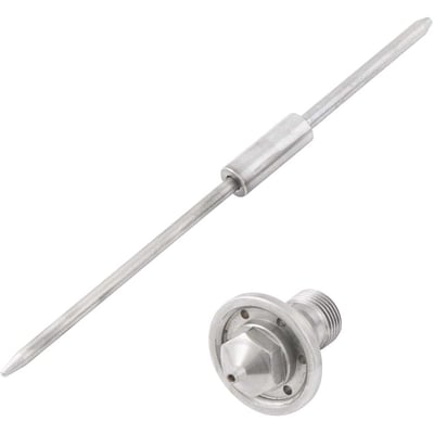 Jogo de agulha e bico de 1,8 mm, núcleo da mola e guia da agulha para pistola de pintura modelo PSV 100