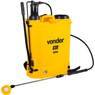 Pulverizador costal, 2 em 1, manual ou bateria, com bateria de lítio, 18 litros