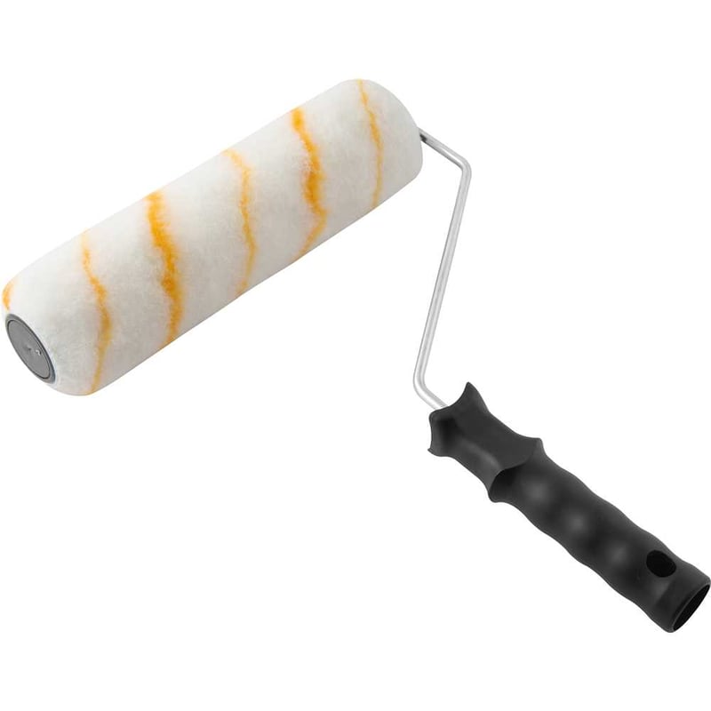 Rolo de lã para pintura, antirrespingo econômico, 23 cm, com suporte, 8095