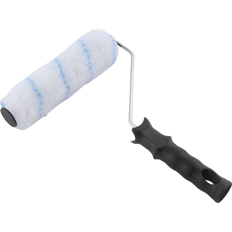 Rolo de lã para pintura, antirrespingo, 15 cm, com suporte, VD 959