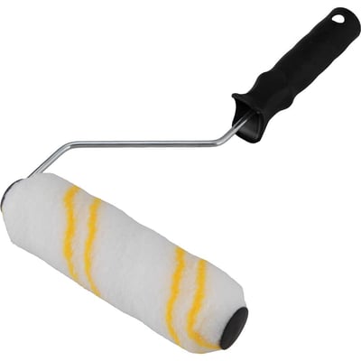 Rolo de lã para pintura, antirrespingo, 15 cm, com suporte, RPV 200
