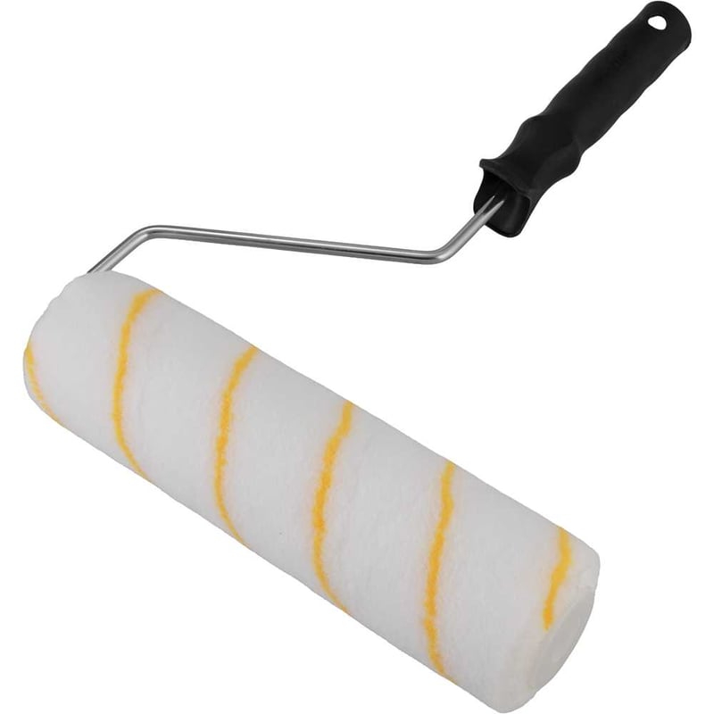 Rolo de lã para pintura, antirrespingo, 23 cm, com suporte, RPV 200