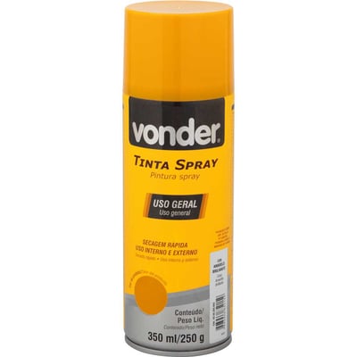 Tinta em spray amarela, 350 ml/250 g