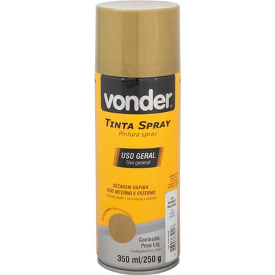 Tinta em spray dourado, 350 ml/250 g