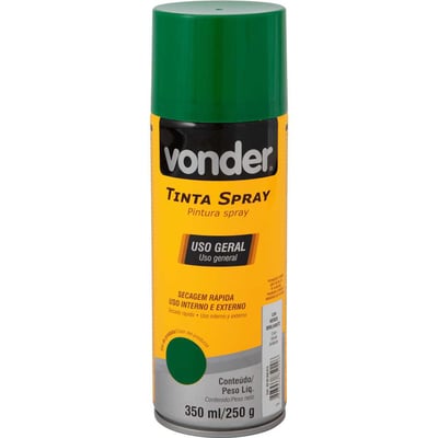 Tinta em spray verde, 350 ml/250 g