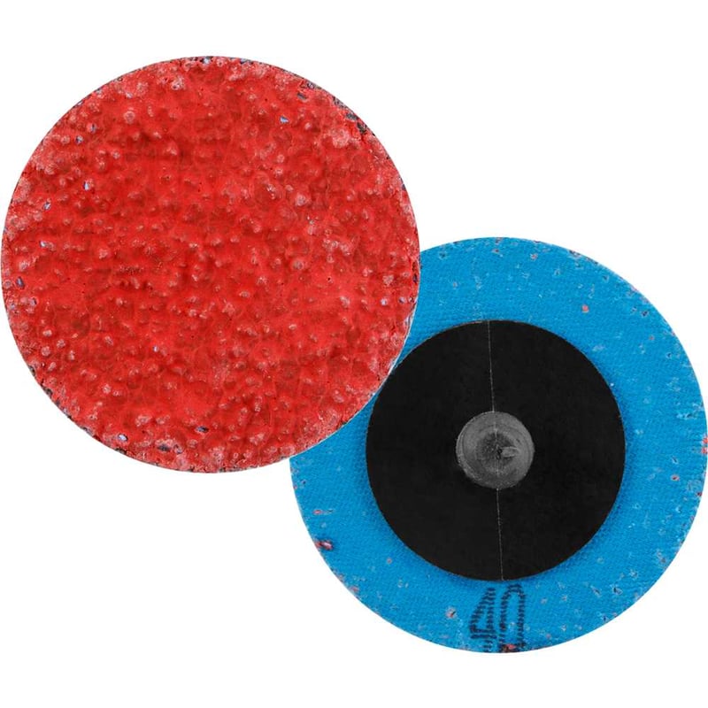 Disco de lixa 2", cerâmico grão 40, para sistema de encaixe rápido