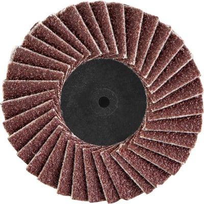 Flap-disc, disco de desbaste/acabamento, 2" - 50 mm, cerâmico grão 80, para sistema de encaixe rápido
