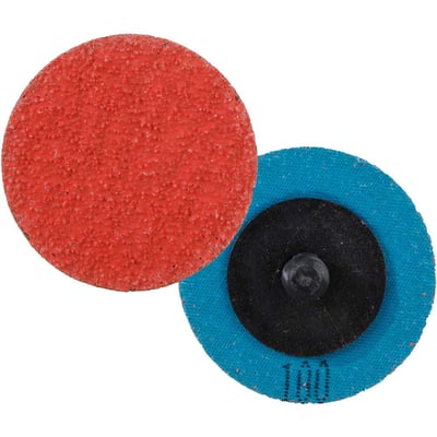 Disco de lixa 2", cerâmico grão 100, para sistema de encaixe rápido