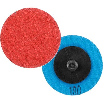 Disco de lixa 2", cerâmico grão 180, para sistema de encaixe rápido