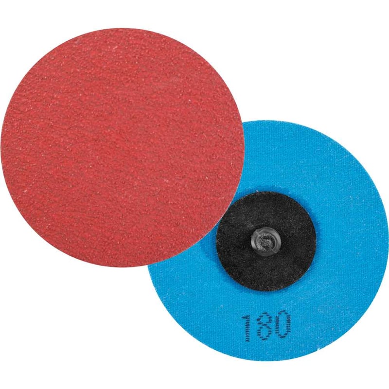 Disco de lixa 3", cerâmico grão 180, para sistema de encaixe rápido