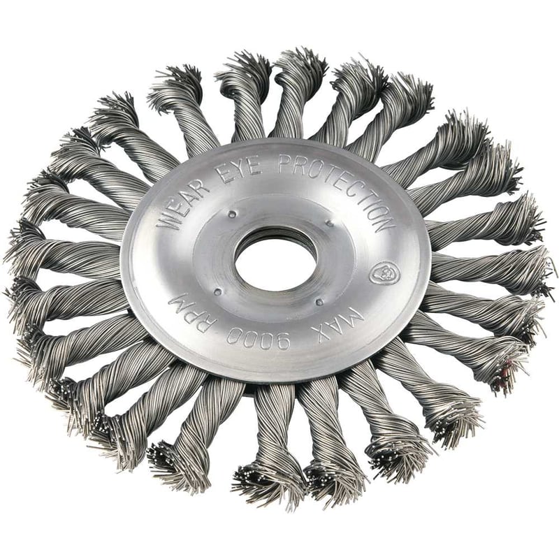 Escova circular 6" x 1/2" x 7/8" torcida