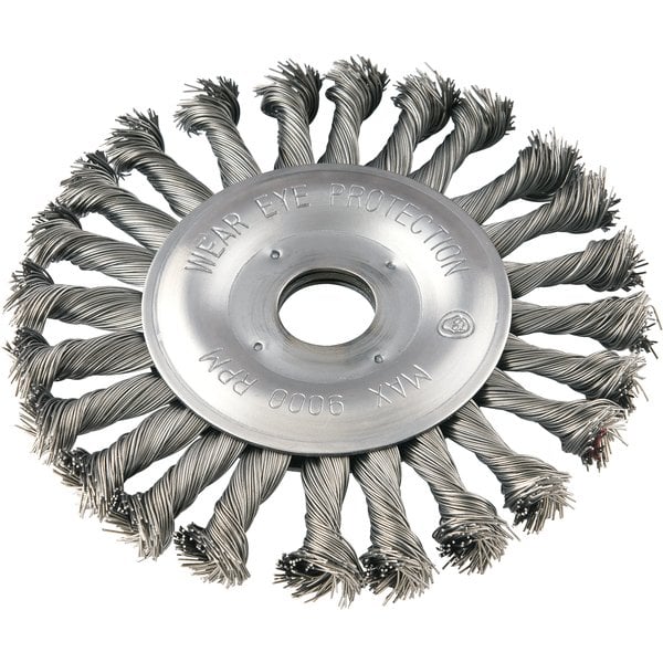 Escova circular 7" x 1/2" x 7/8" torcida