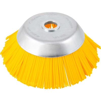 Escova de nylon para roçadeira