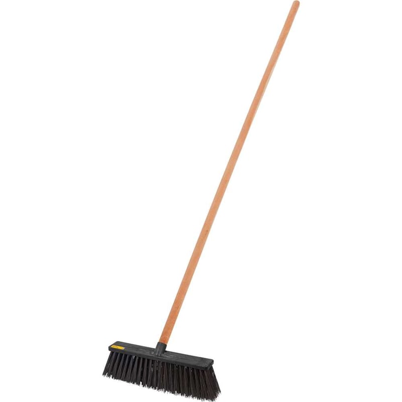 Vassoura tipo gari, cepa plástica, 40 cm