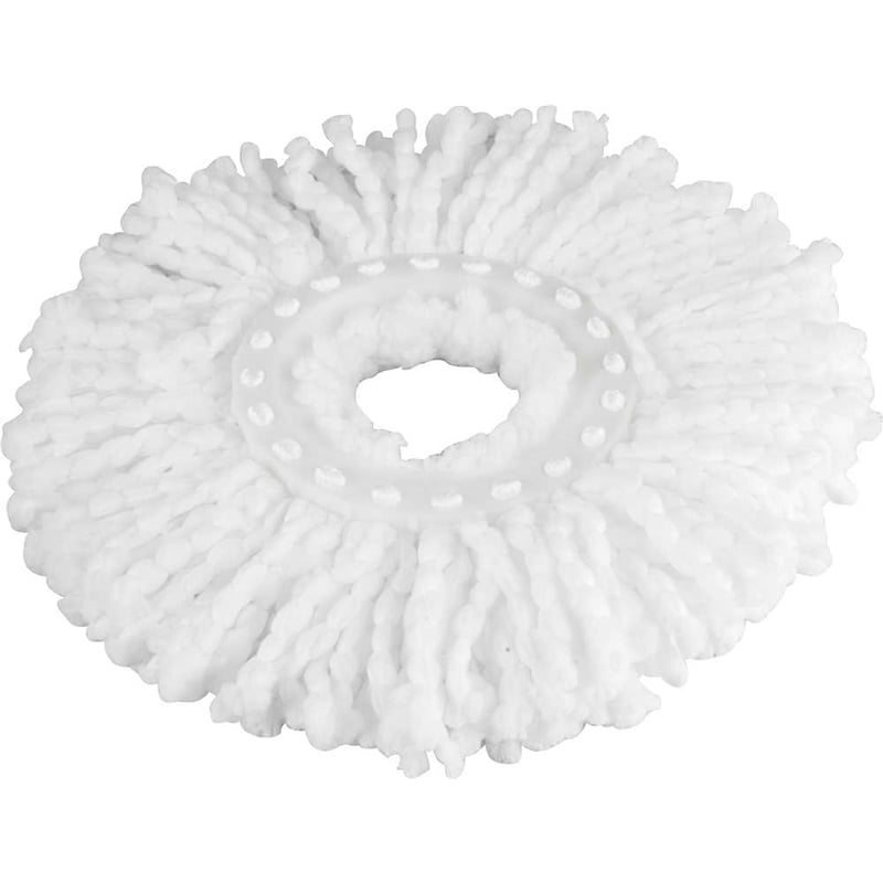 Refil de microfibra para rodo MOP giratório com cesto em aço inox