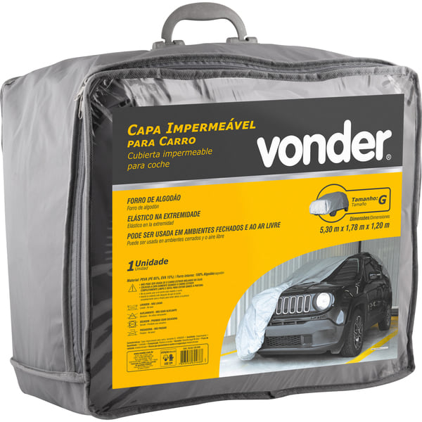 Capa impermeável para carro, tamanho G