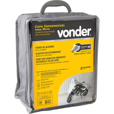 Capa impermeável para moto, tamanho M