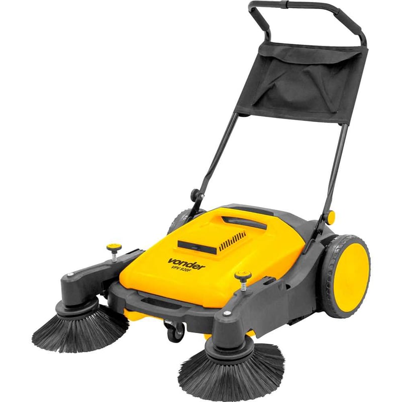 Varredeira manual para piso com recolhedor