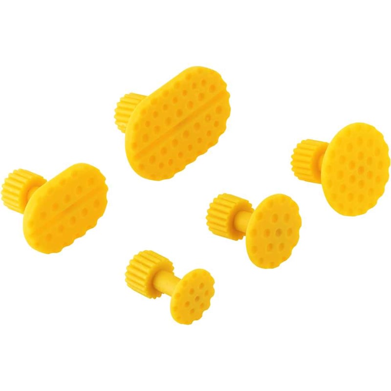Ventosas de nylon para martelinho de ouro, 5 peças