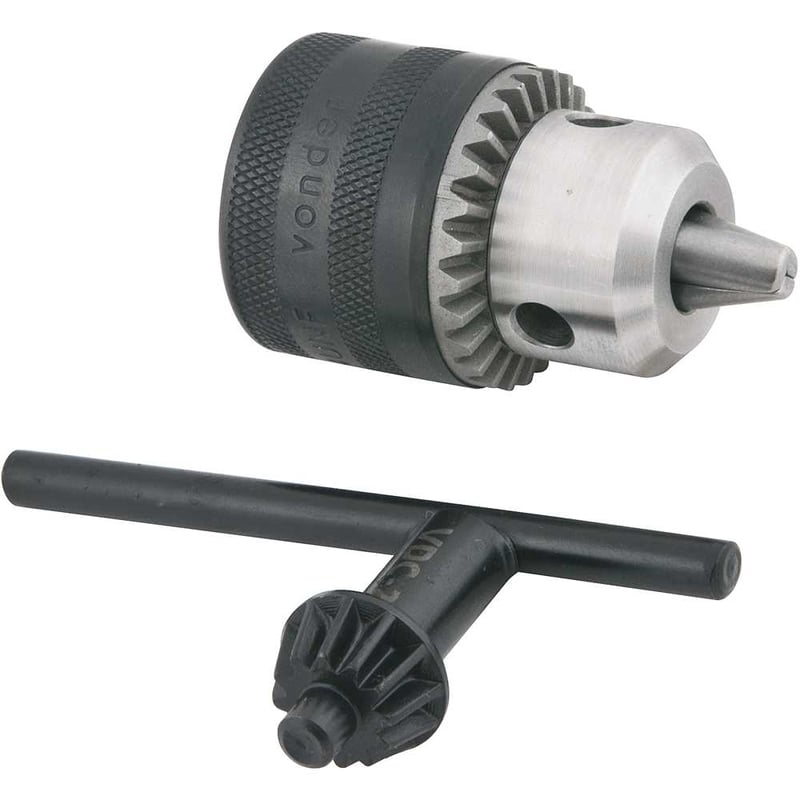 Mandril com chave, 1,5 mm - 10,0 mm, 3/8" x 24 fios, leve