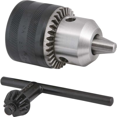 Mandril com chave, 1,5 mm - 13 mm, 1/2" x 20 fios, leve