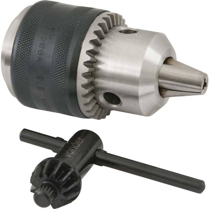 Mandril com chave, 3,0 mm - 16,0 mm, cone B18, leve