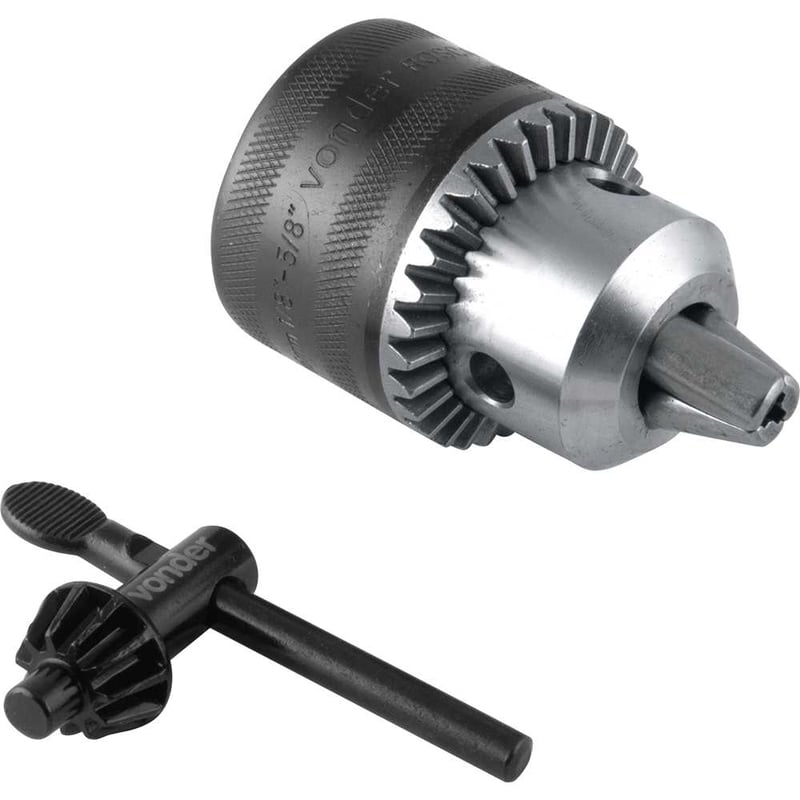Mandril com chave, 3,0 mm - 16,0 mm, 5/8" x 16 fios, profissional