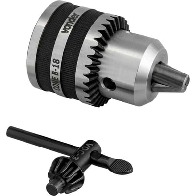 Mandril com chave, 1,0 mm - 16,0 mm, cone B18