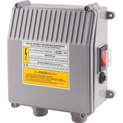 Caixa de comando para bomba tipo caneta de 3", 2,00 hp, 220 V~