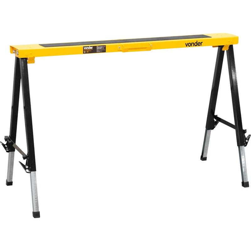 Cavalete metálico portátil, 150 kgf