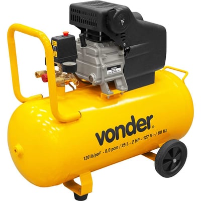 Motocompressor de ar, 8,0 pcm, 25 litros
