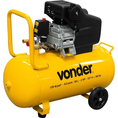 Motocompressor de ar, 8,0 pcm, 50 litros