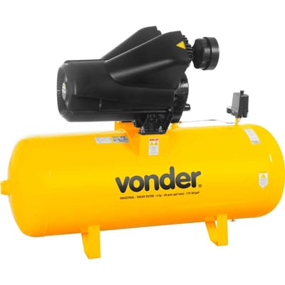 Compressor de ar VDCSV 20/200, 5,0 cv trifásico, 220 V ~/380 V~