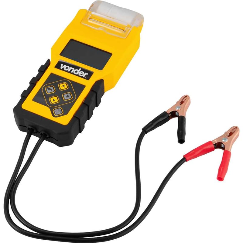 Testador de baterias com impressora