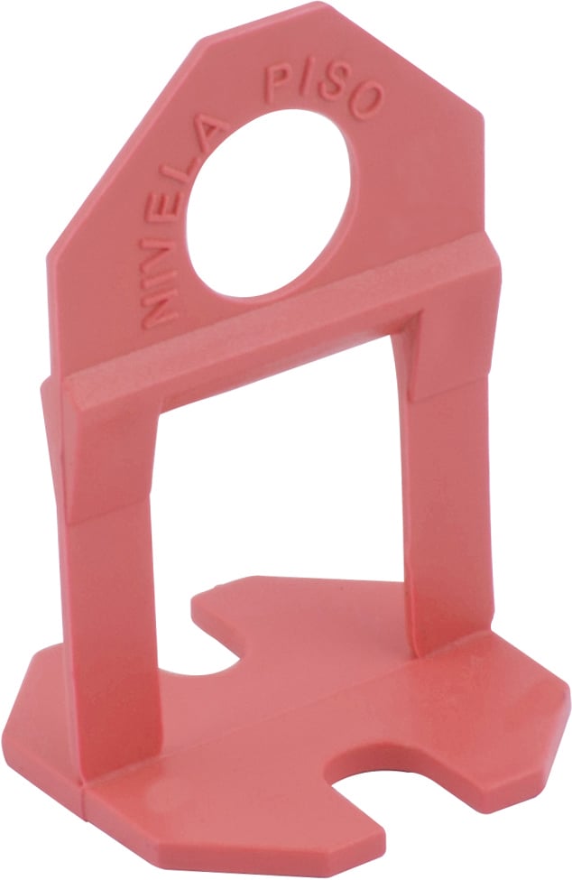 Espaçador e nivelador para piso, 3,0 mm, vermelho