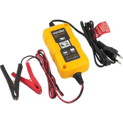 Carregador inteligente de bateria para moto, 127 V~ - 220 V~