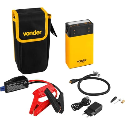 Auxiliar de partida portátil com compressor de ar, APC 12000