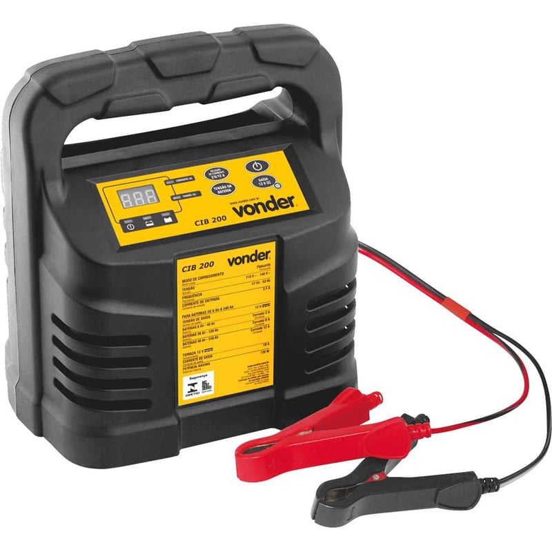 Carregador inteligente de bateria, 110 V~ - 140 V~