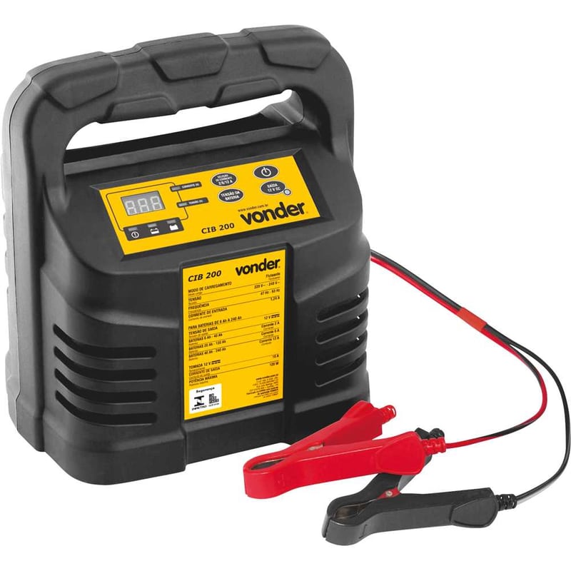 Carregador inteligente de bateria, 220 V~ - 240 V~