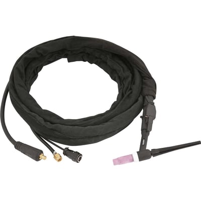 Tocha TIG 200 A TTV 200, com engate rápido de 9 mm, com gatilho, 4 metros