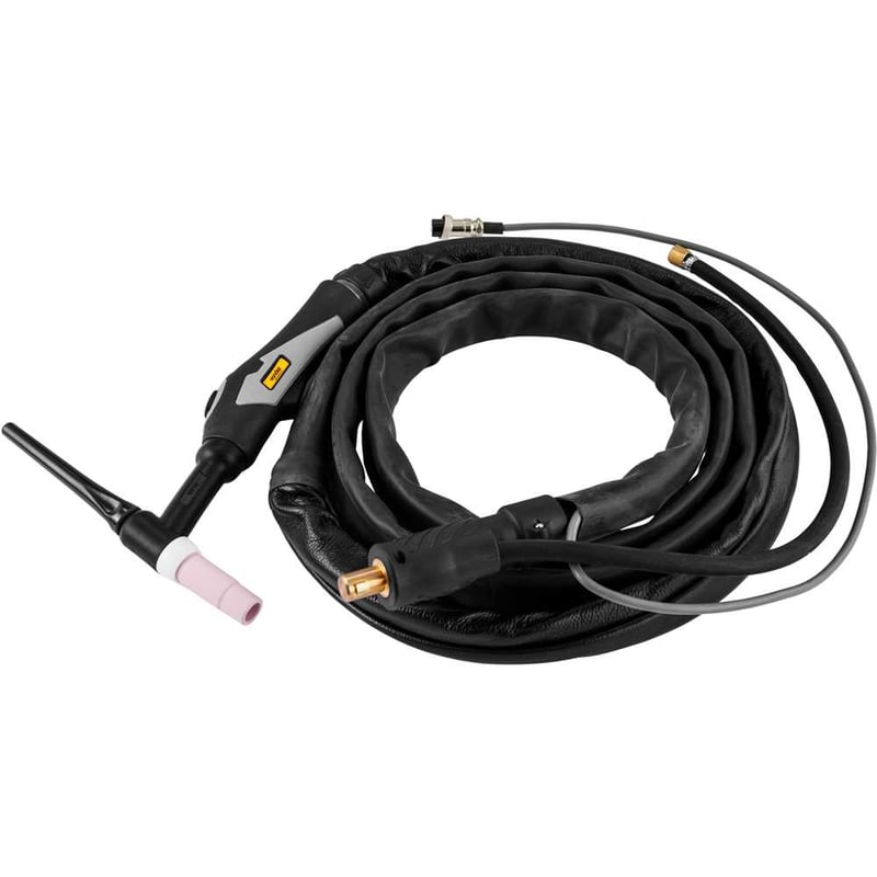 Tocha TIG 200 A TTV 206, com engate rápido de 13 mm, com gatilho, 3 metros