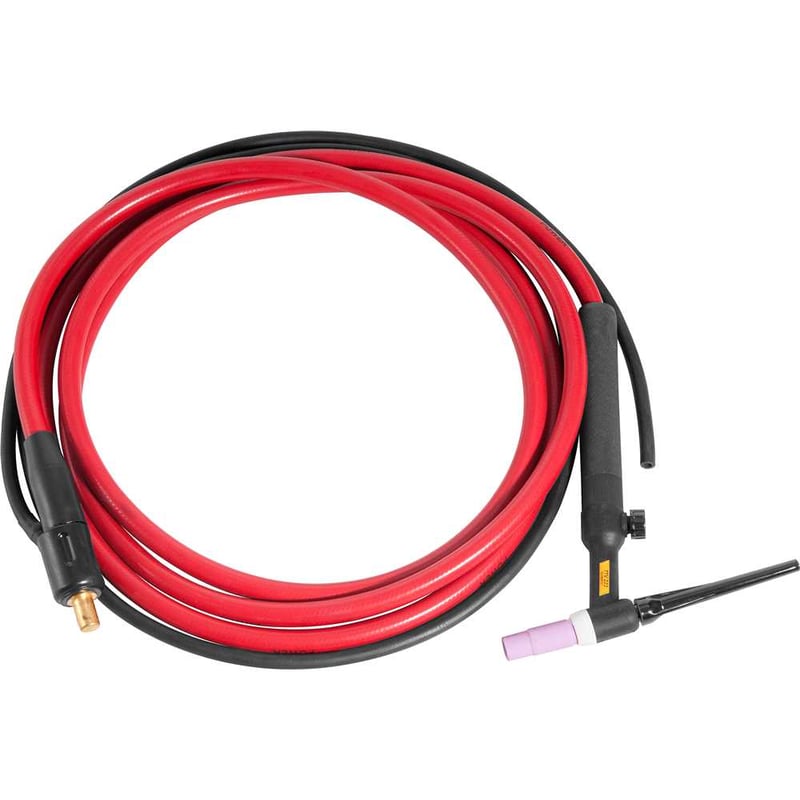 Tocha TIG 200 A TTV 213, com engate rápido de 13 mm, com válvula, 4 metros