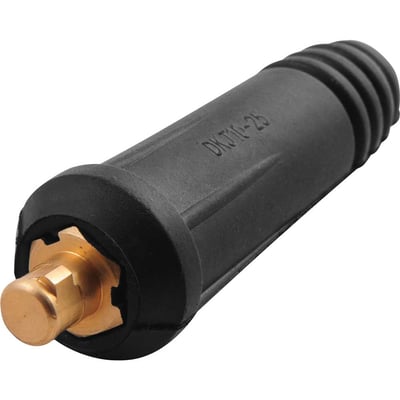 Conector baioneta macho 9,0 mm para cabo de solda